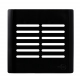 Placa p/ 12 Interruptores (especial) - Novara Preto Brilhante 